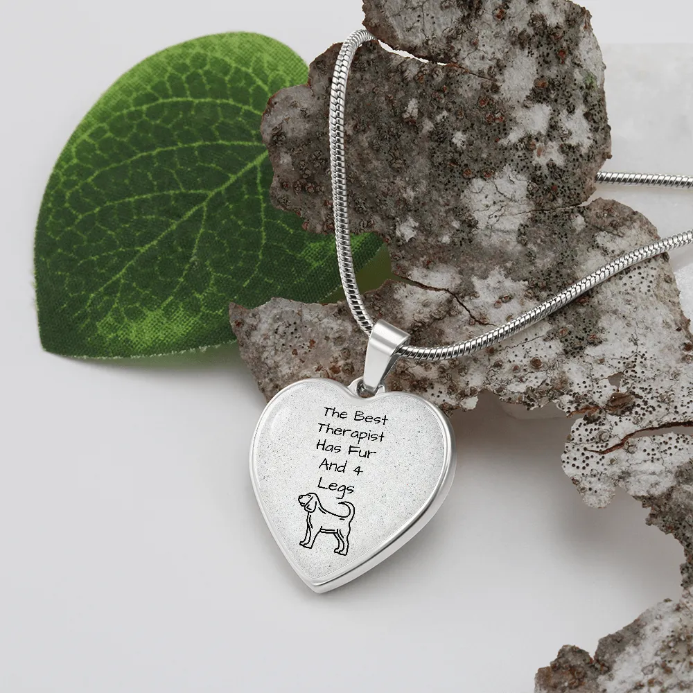 The Best Therapist Has Fur & 4 Legs Necklace