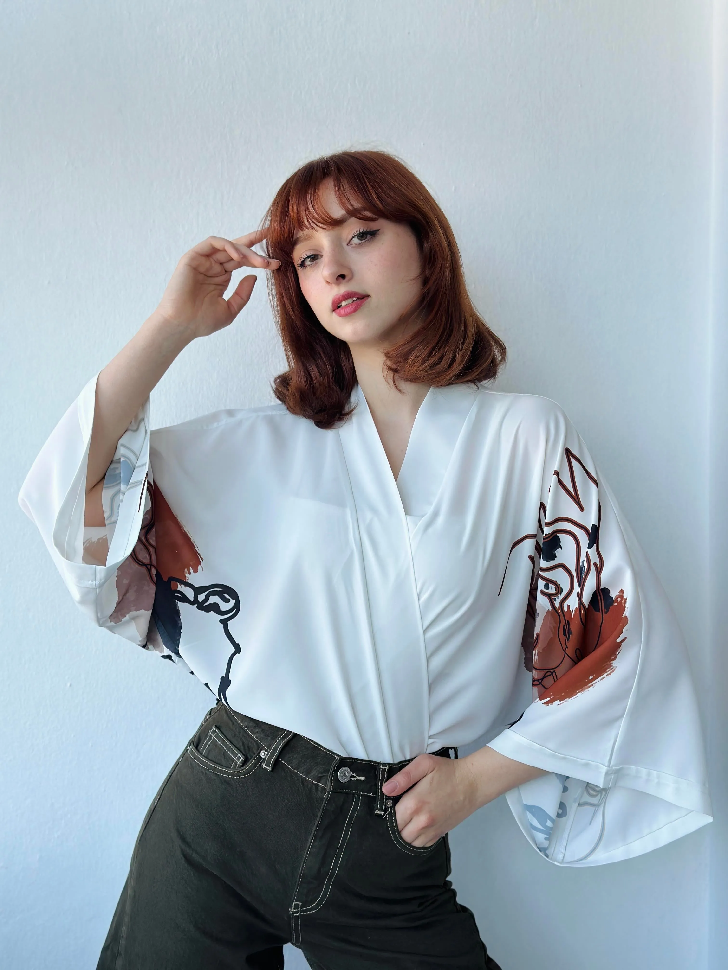 The Face Design Mini Kimono
