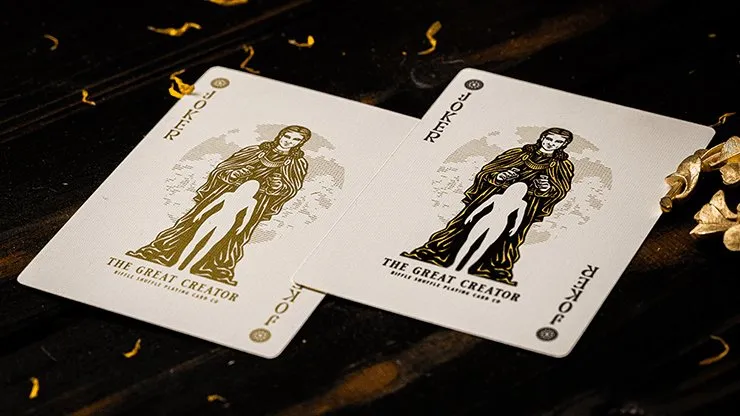 The Great Creator Foil Playing Cards by Riffle Shuffle