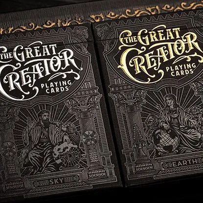 The Great Creator Foil Playing Cards by Riffle Shuffle