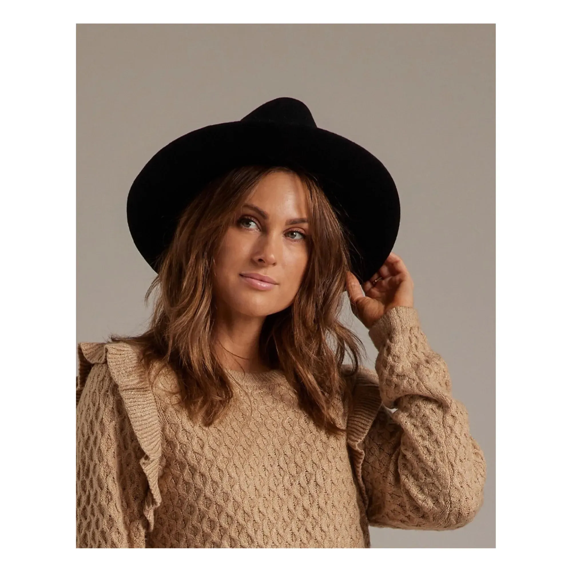 The Rancher Hat by Rylee & Cru - Vintage Black