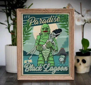 Tiki Paradise Art Print (8x10)