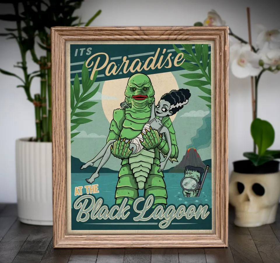Tiki Paradise Art Print (8x10)