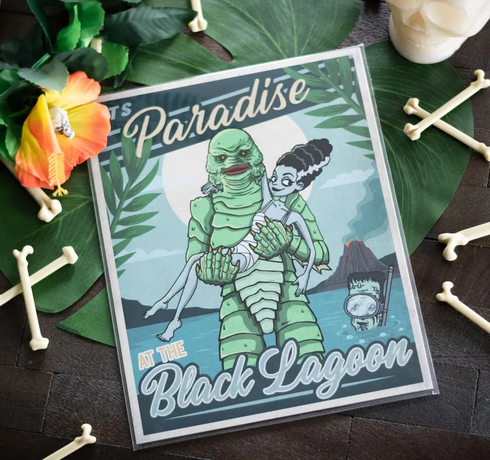 Tiki Paradise Art Print (8x10)