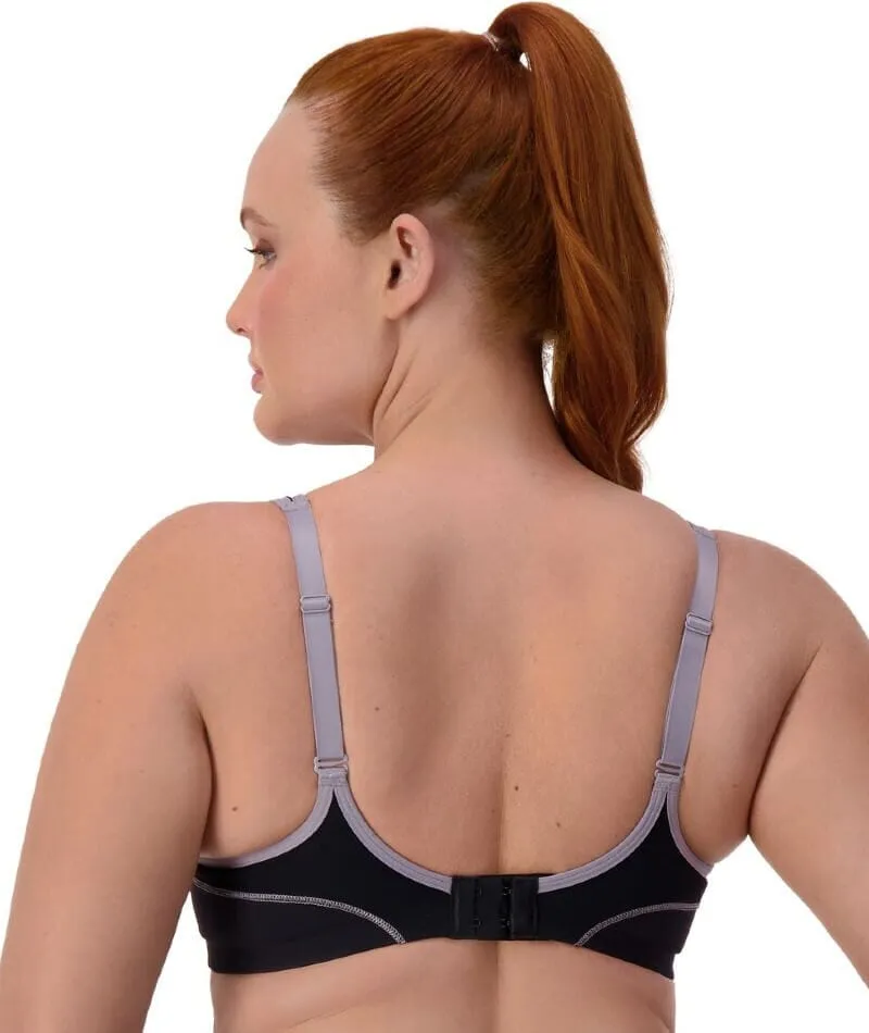 Triumph Triaction Performance Sports Bra - Black / Silver
