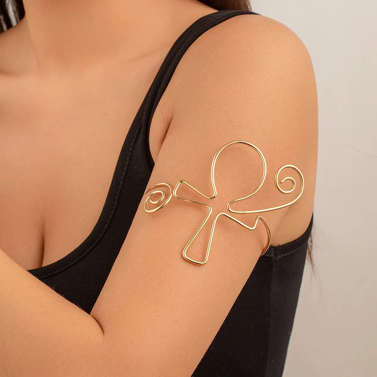 Twisted Snake Exaggerated Irregular Entanglement Armband