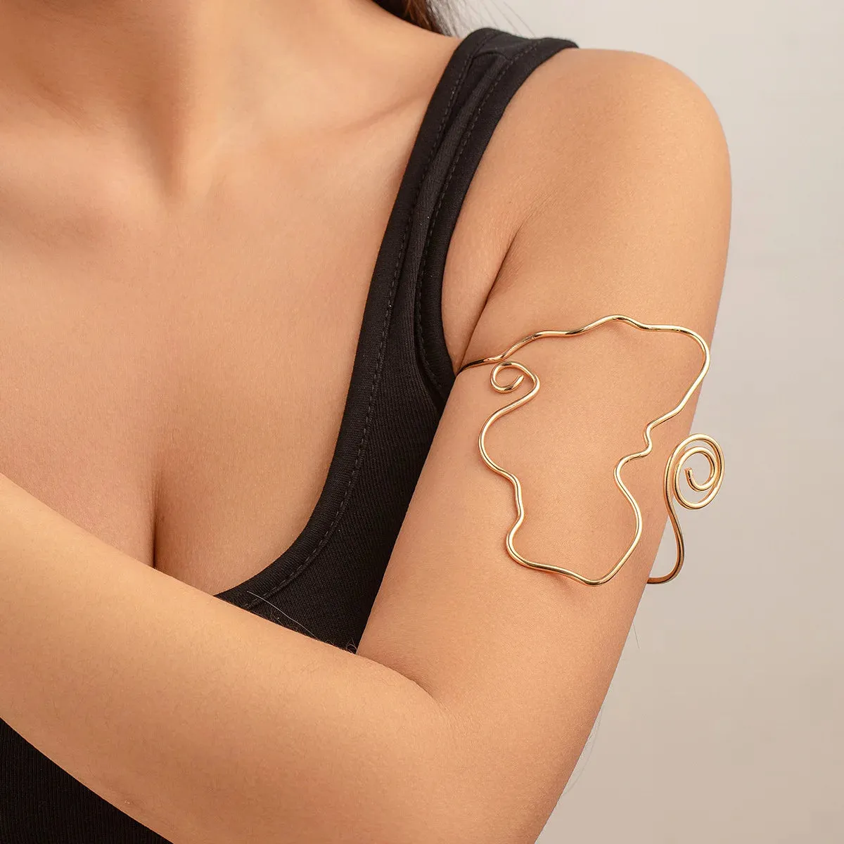 Twisted Snake Exaggerated Irregular Entanglement Armband