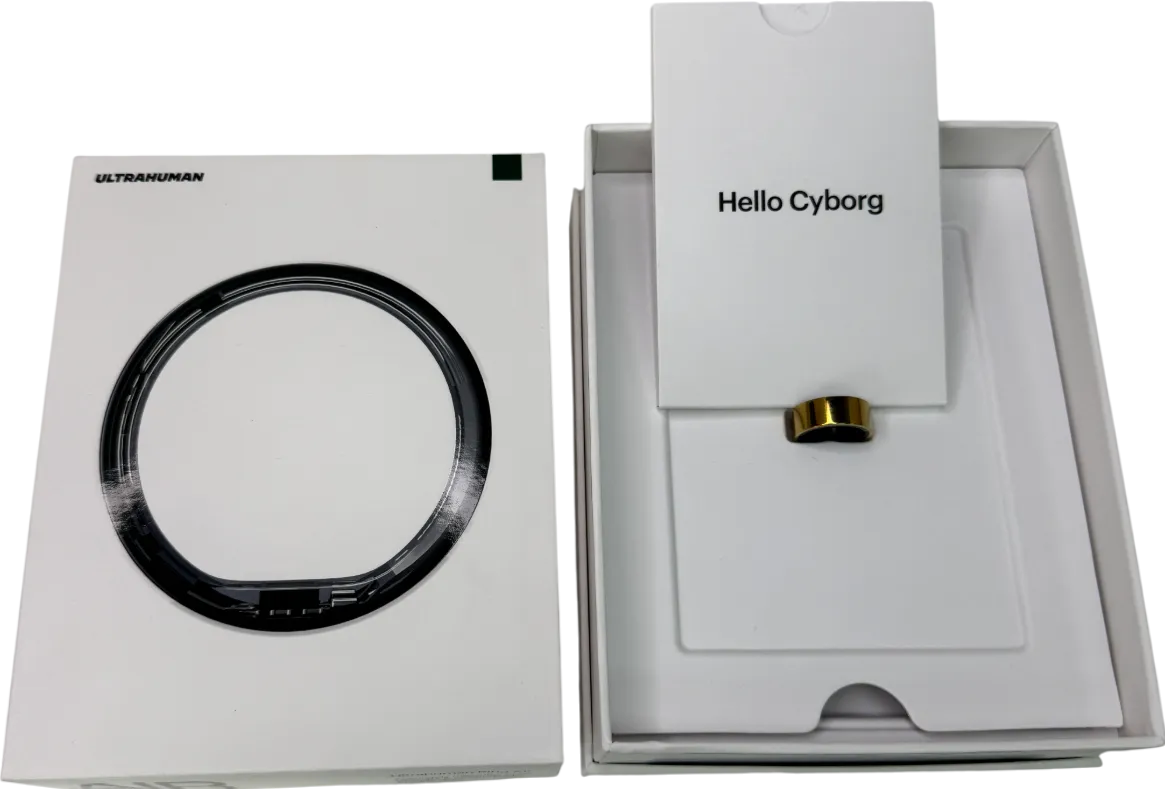 ULTRAHUMAN Metallic Gold Ring Air Smart Ring Size 05 One Size