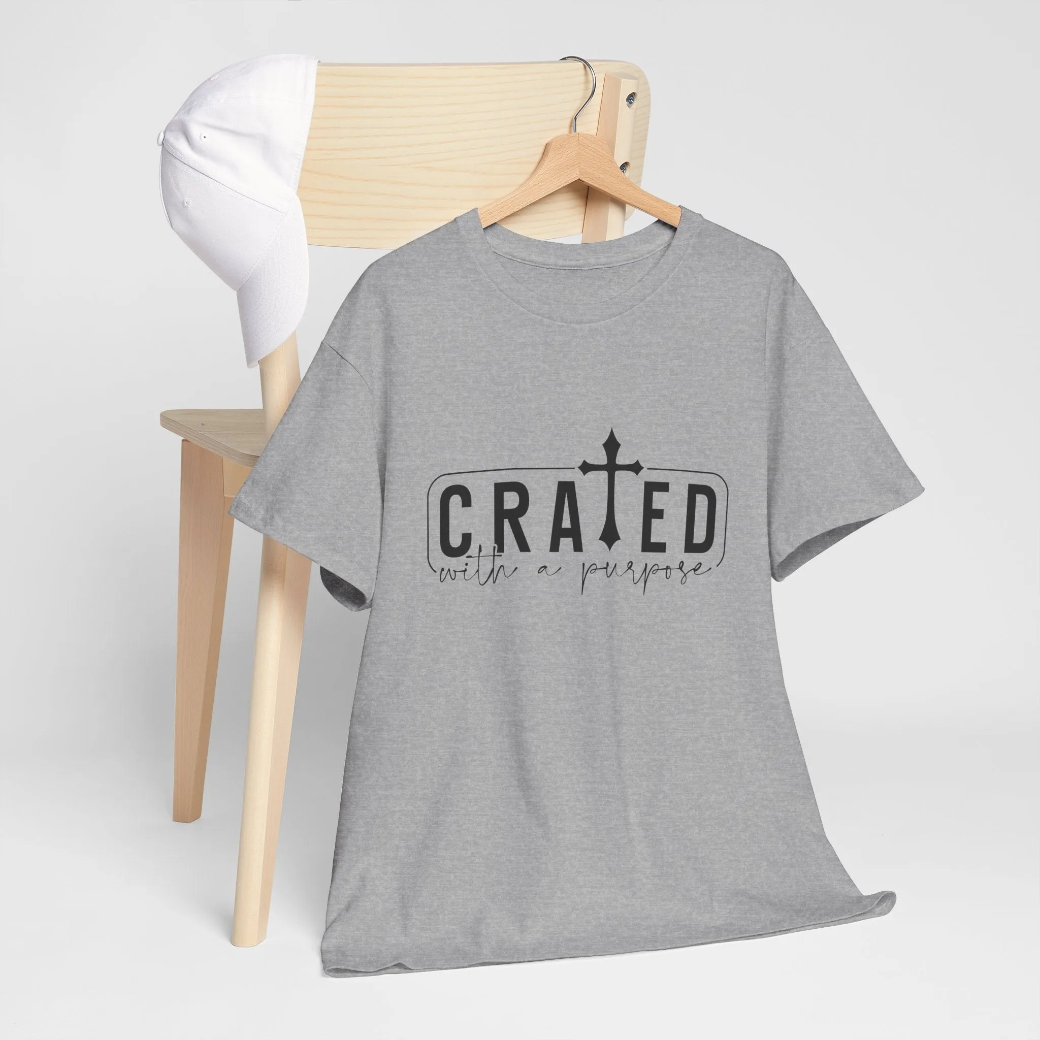 Unisex Heavy Cotton Tee - Grated with a Purpose Graphic Tee