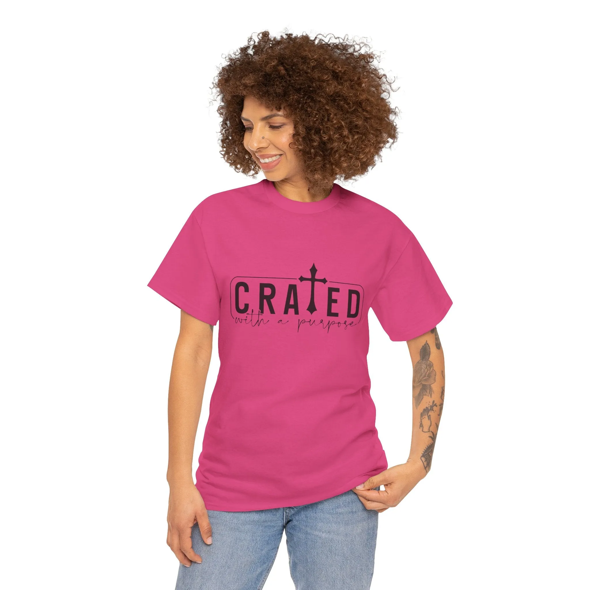 Unisex Heavy Cotton Tee - Grated with a Purpose Graphic Tee