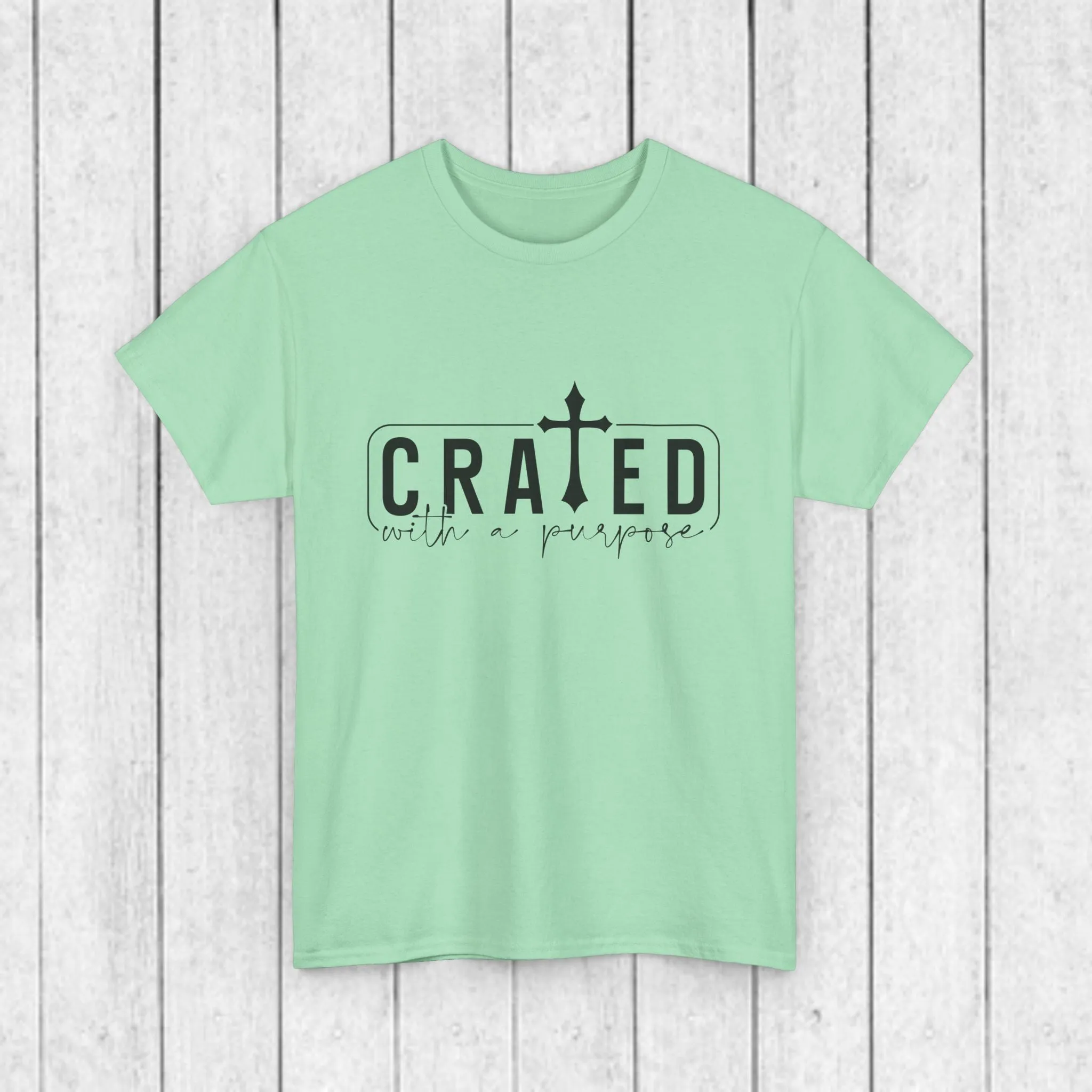 Unisex Heavy Cotton Tee - Grated with a Purpose Graphic Tee
