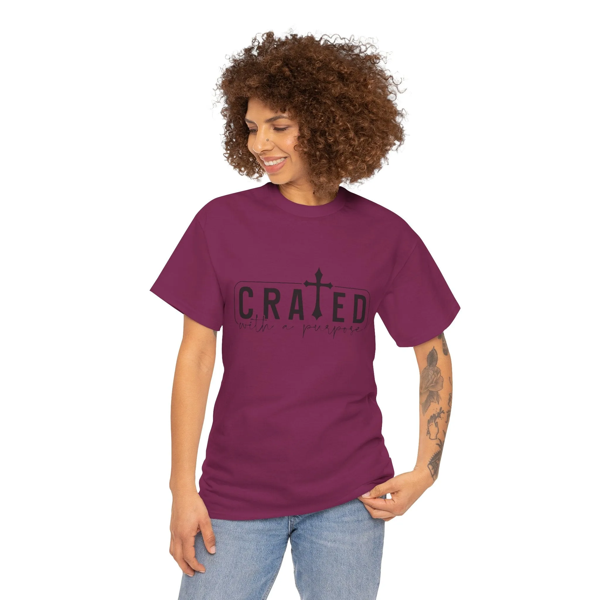 Unisex Heavy Cotton Tee - Grated with a Purpose Graphic Tee