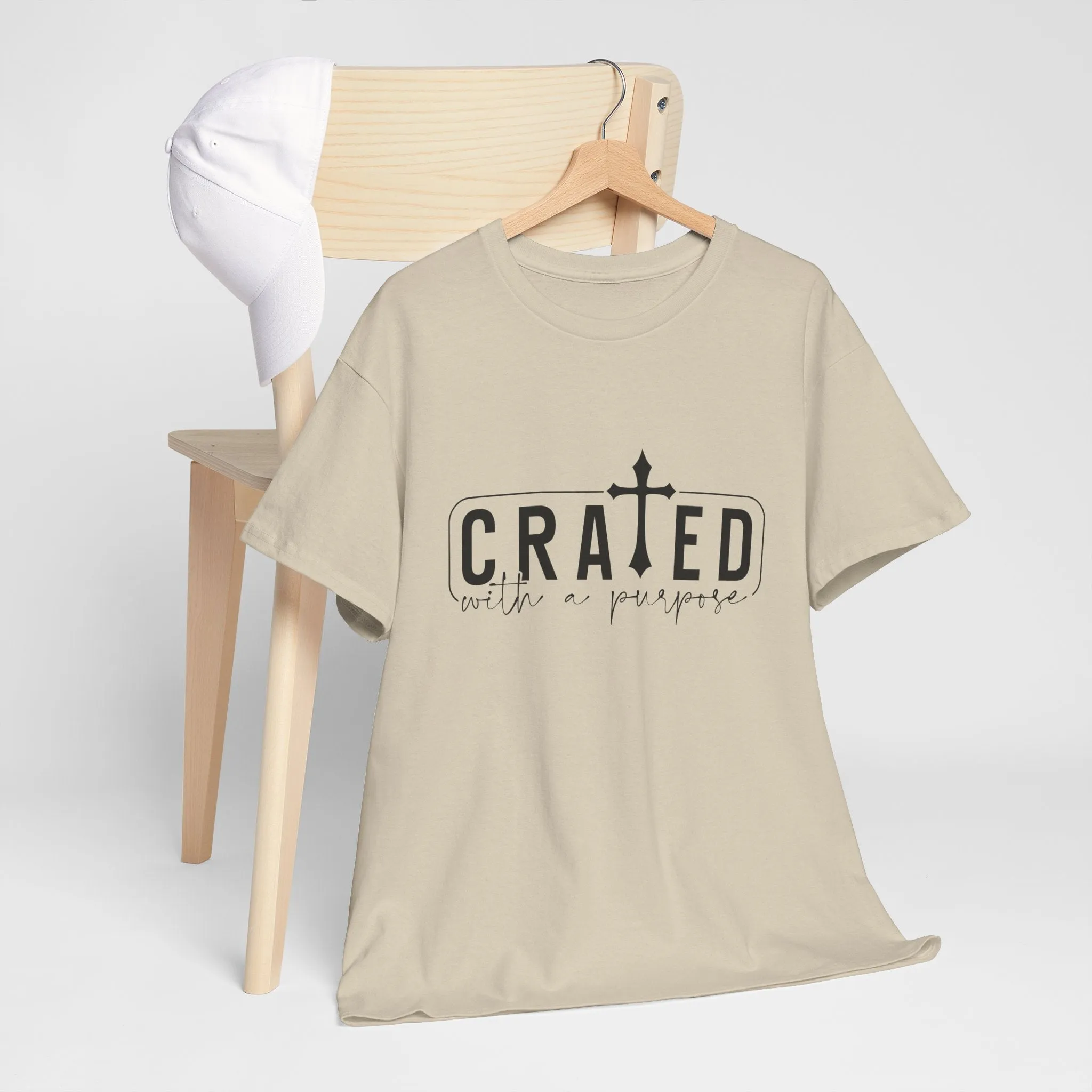 Unisex Heavy Cotton Tee - Grated with a Purpose Graphic Tee