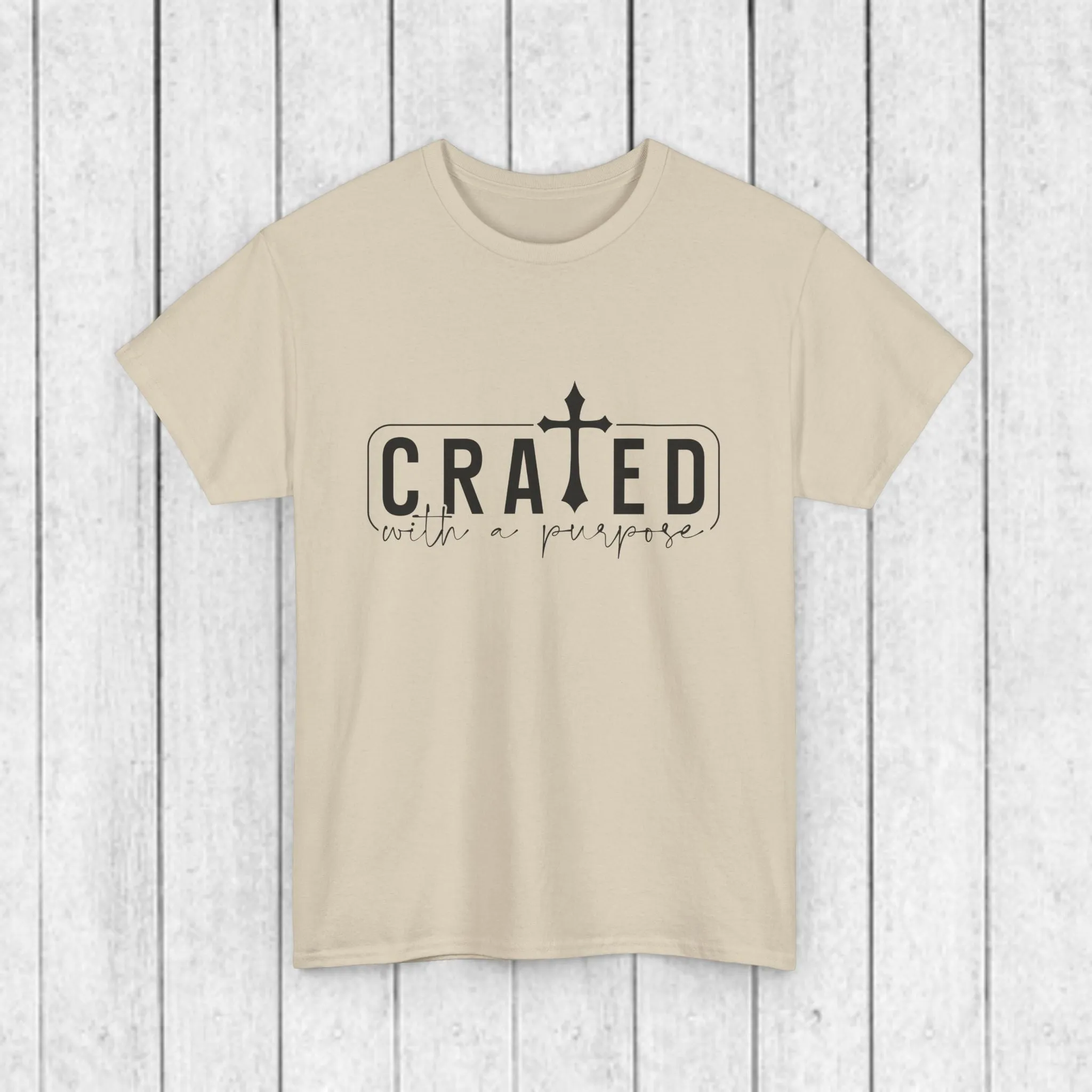 Unisex Heavy Cotton Tee - Grated with a Purpose Graphic Tee