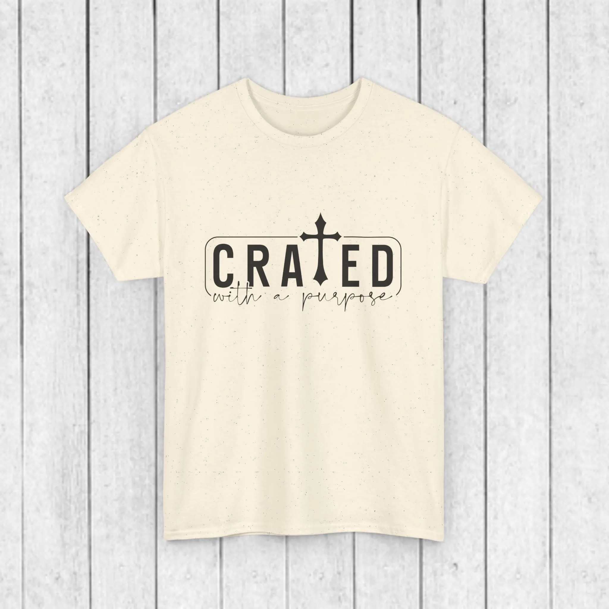 Unisex Heavy Cotton Tee - Grated with a Purpose Graphic Tee