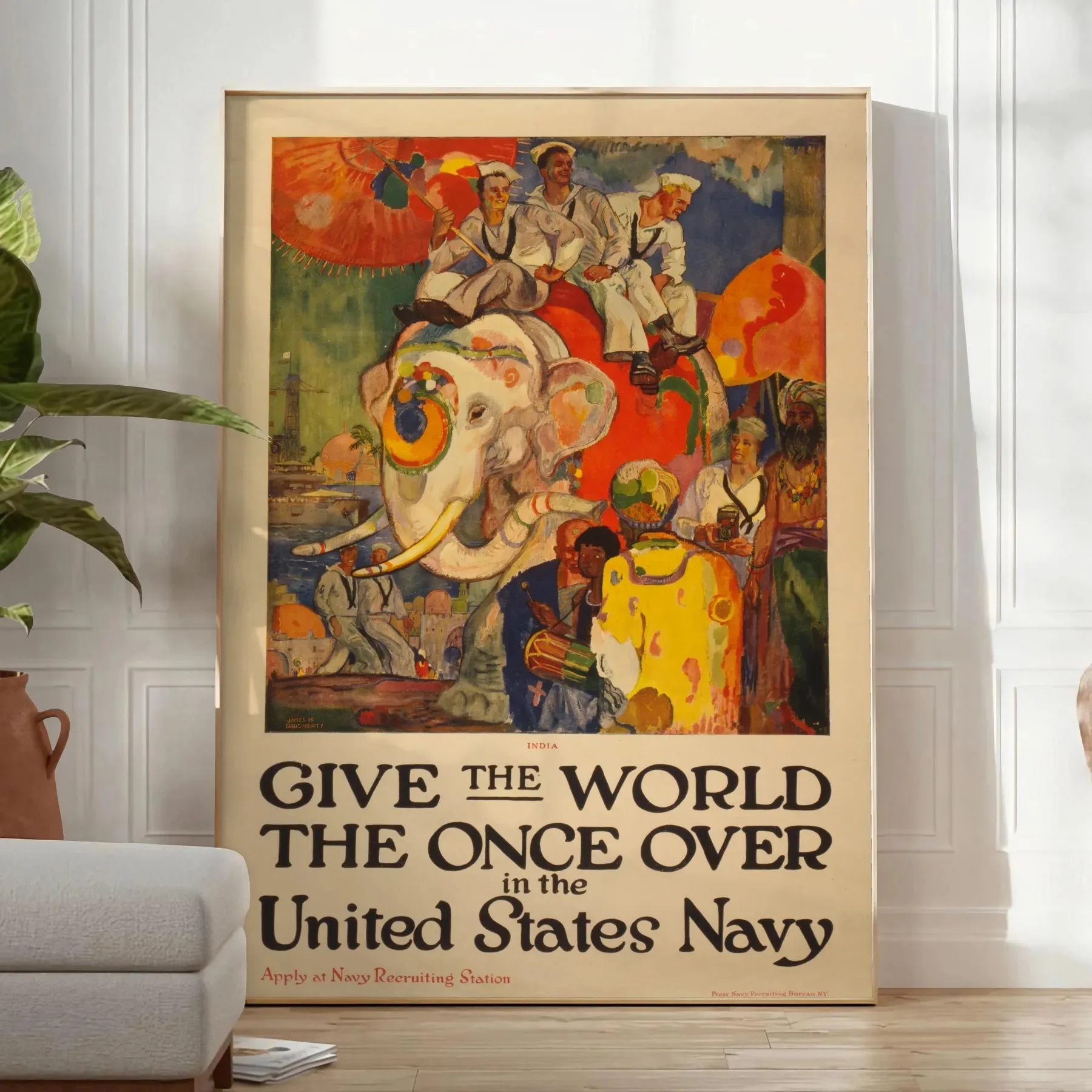 United States Navy Travel Poster Poster