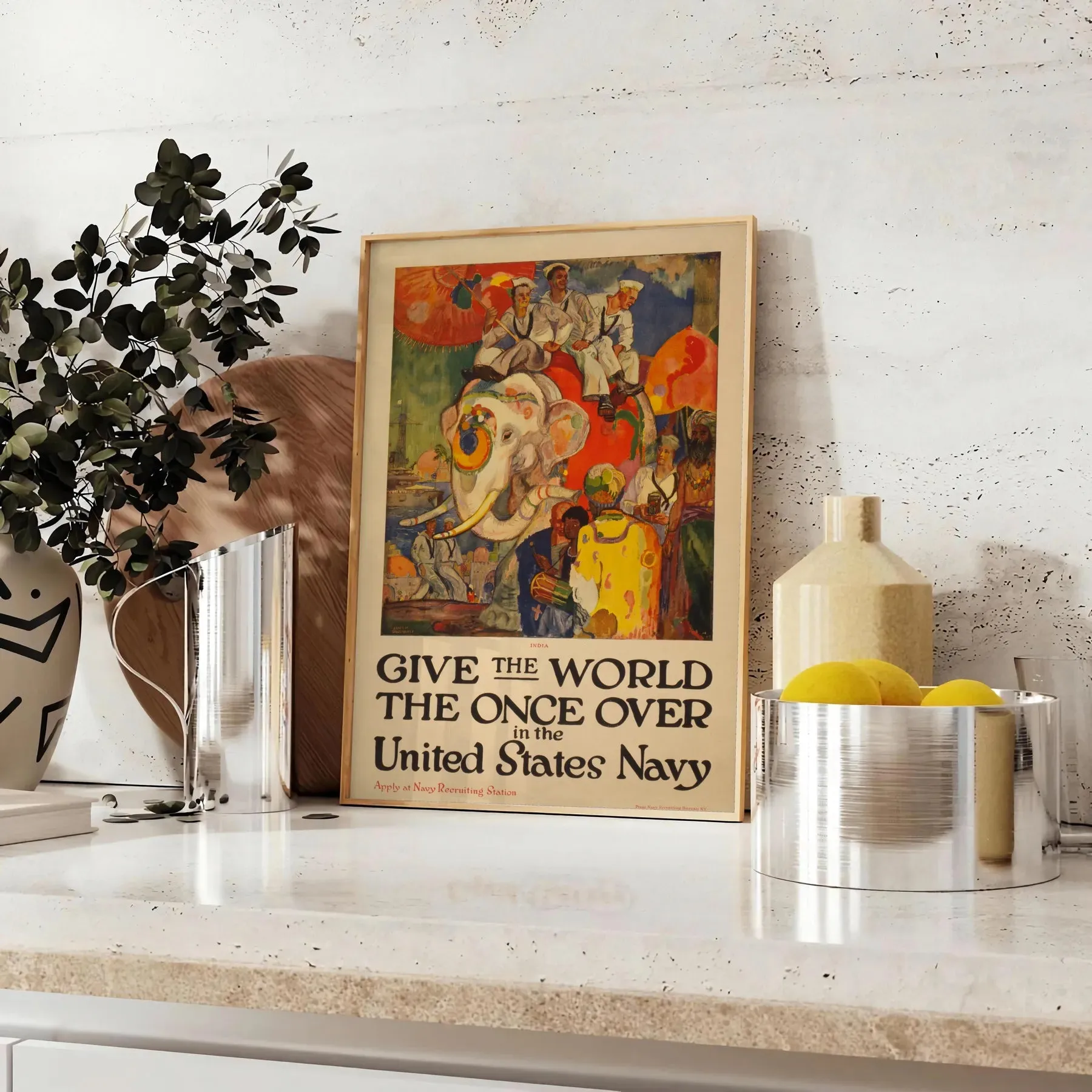 United States Navy Travel Poster Poster