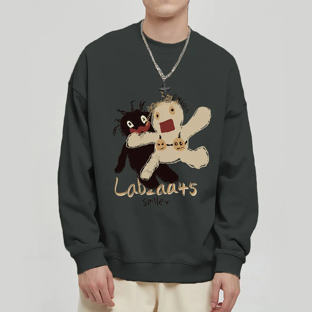 Urban Bold Cartoon Graphic Sweatshirt