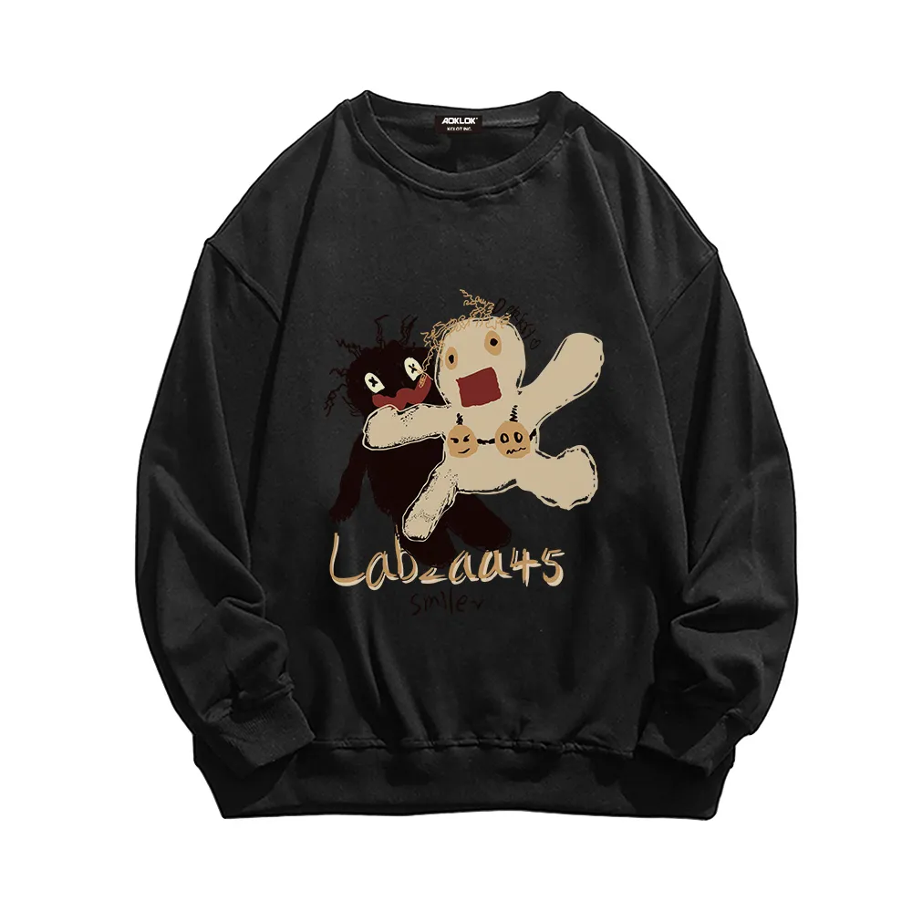 Urban Bold Cartoon Graphic Sweatshirt