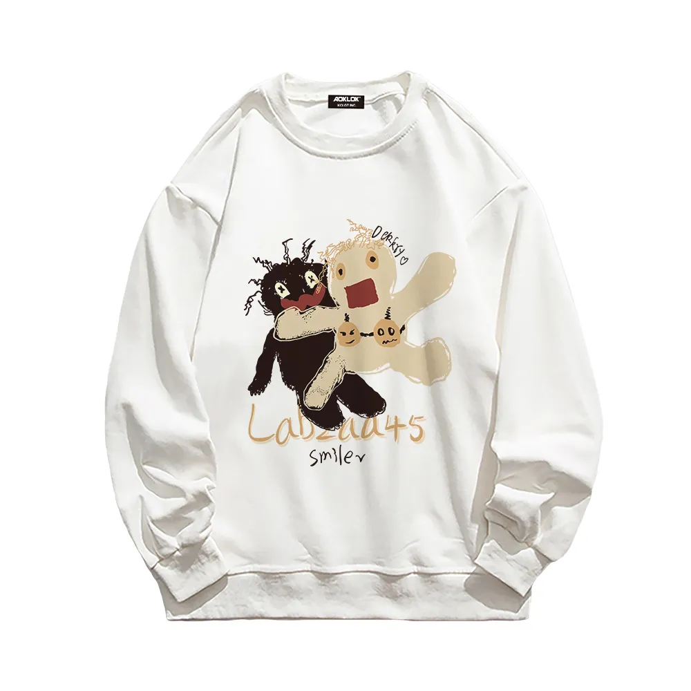 Urban Bold Cartoon Graphic Sweatshirt