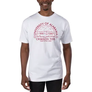 USCAPE University of Alabama Voyager Short Sleeve Tee, White