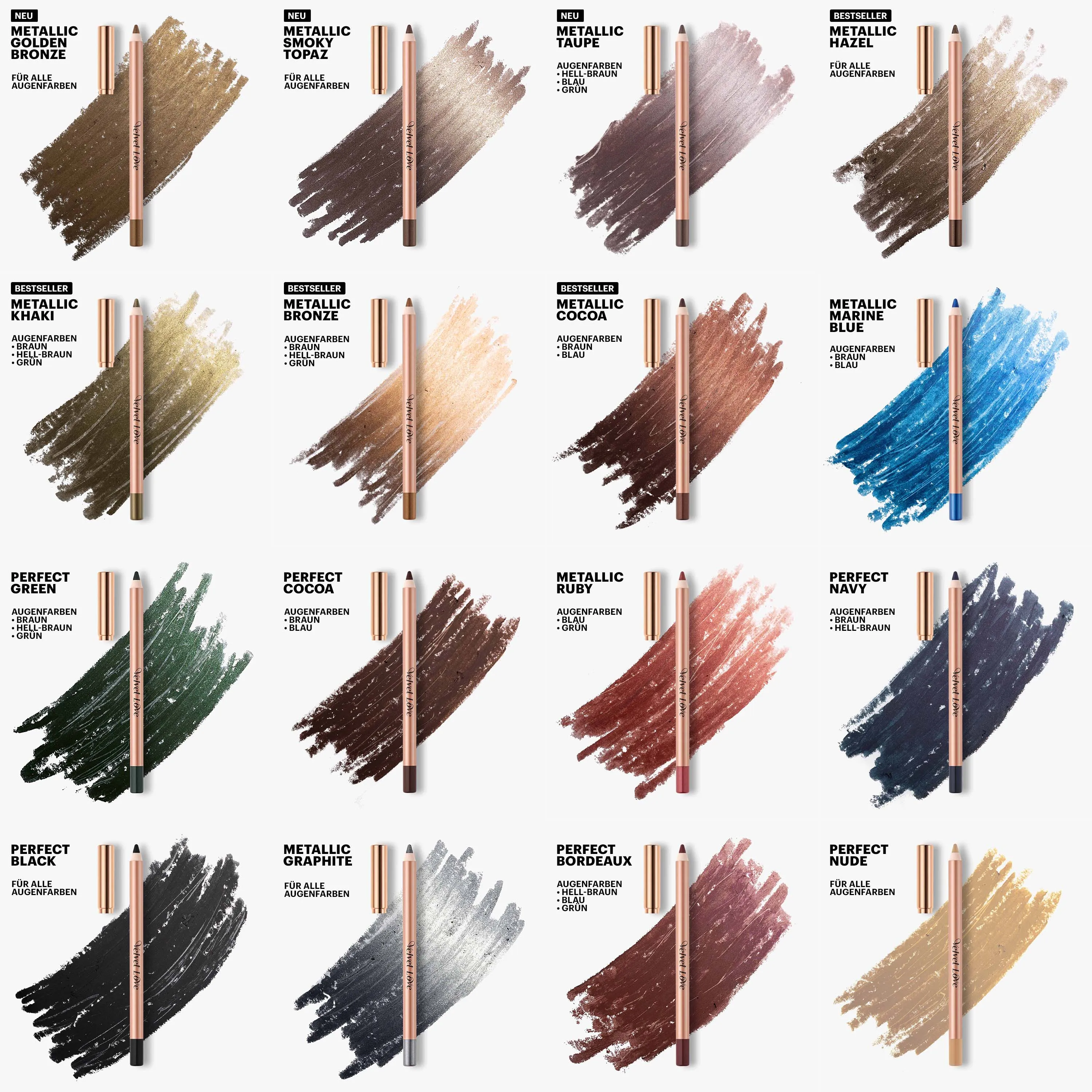 Velvet Love Eyeliner Pencil (Metallic Marine Blue)
