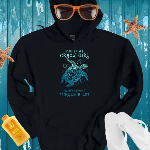 Vibrant Hoodie With Sea Turtle Design For Turtle Lovers