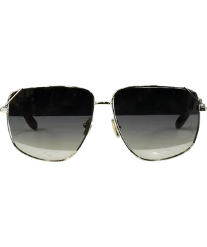 Victoria Beckham Metallic Gradient Mirror Lense Sunglasses One Size