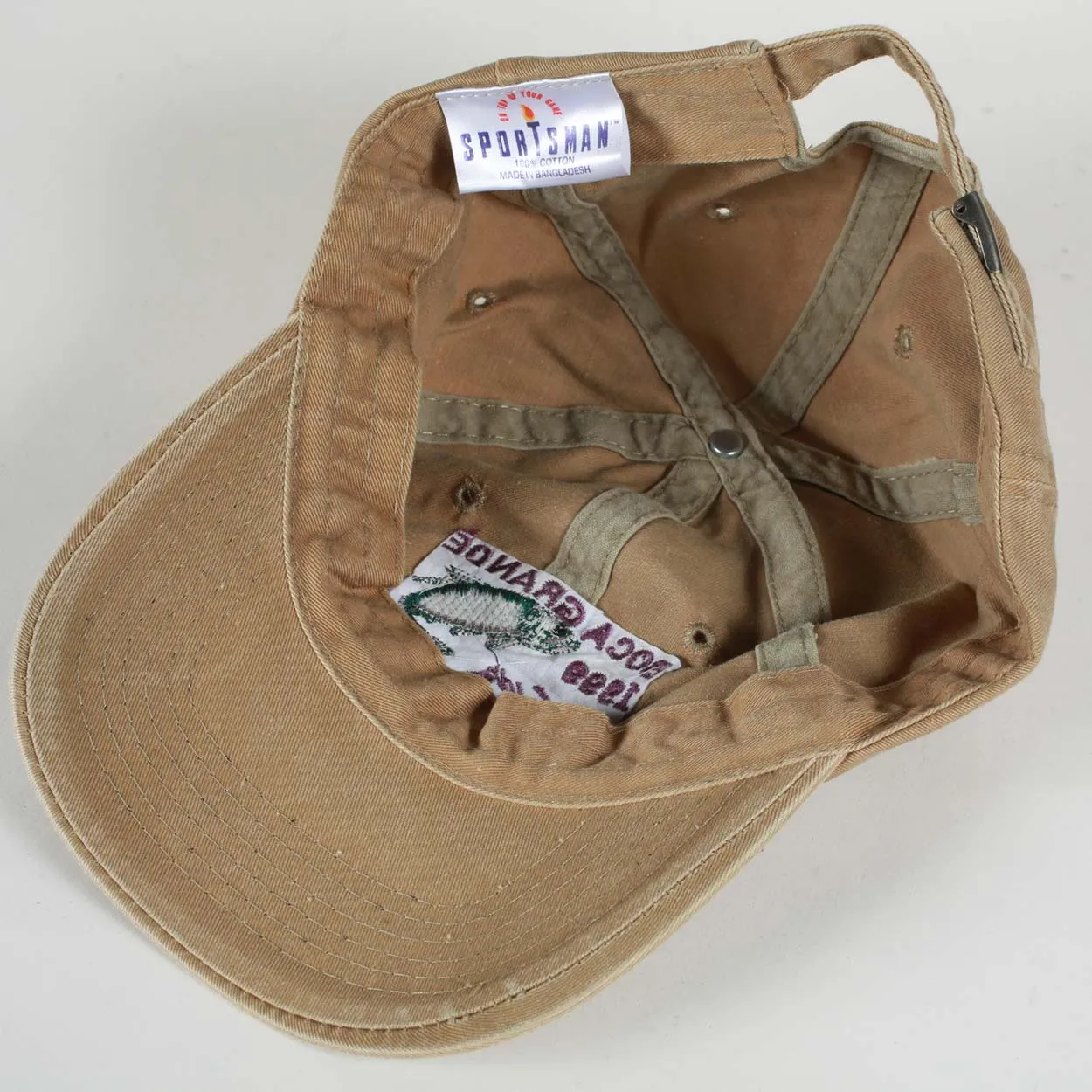 Vintage Boca Grande Fishing Tournament Hat Khaki 1999
