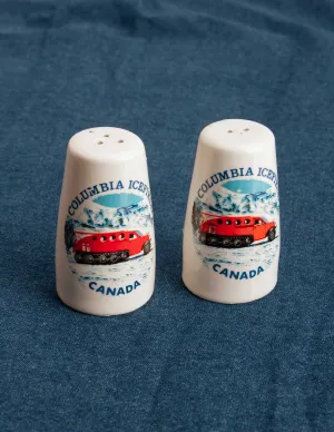 Vintage Columbia Ice Field Salt & Pepper Shakers