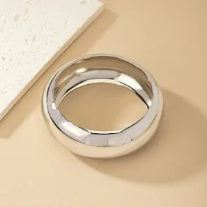 Vintage Hyperbole Geometric Wide-Face Bangles