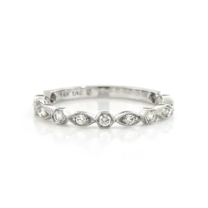 Vintage Inspired Diamond Band