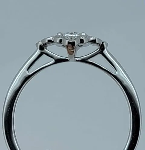 Vintage inspired diamond ring from Allison Kaufman