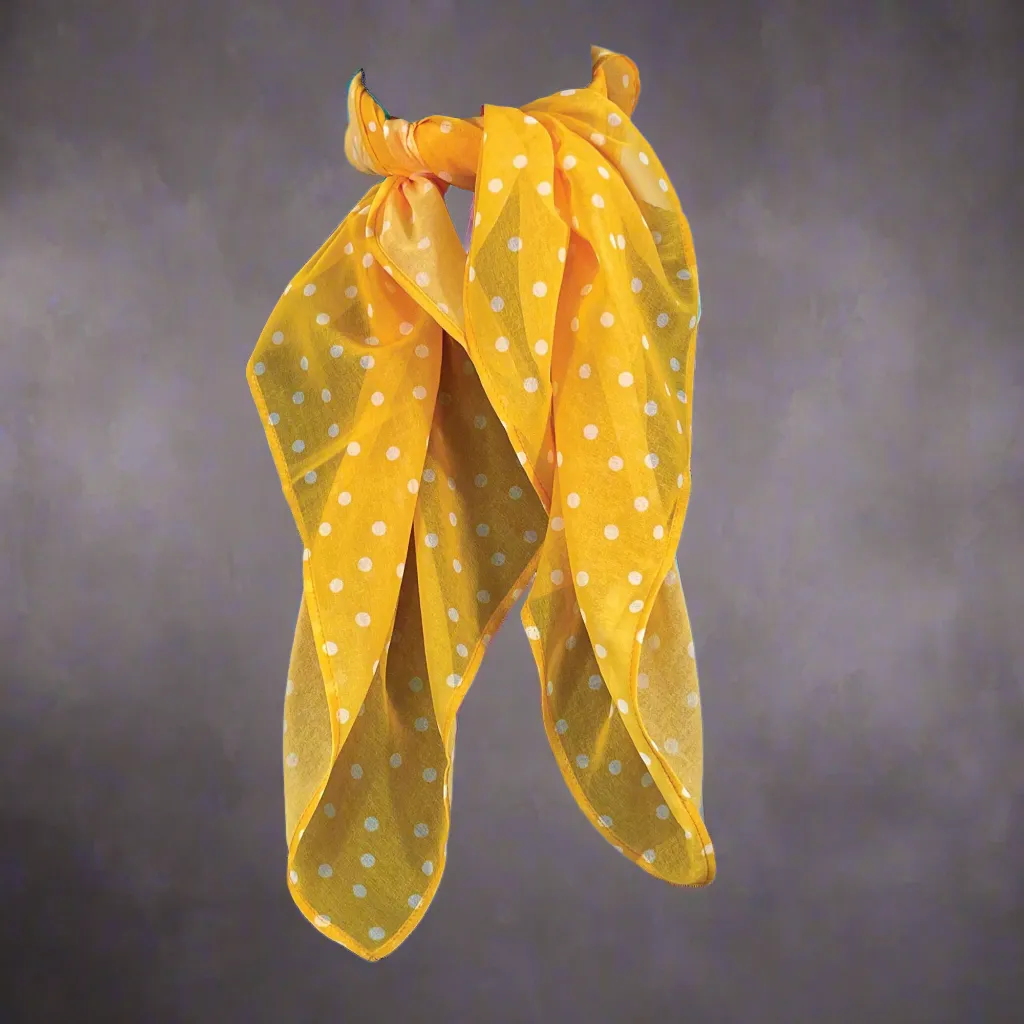 Vintage-Inspired Hair Scarf