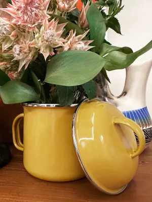 VINTAGE INSPIRED MUG - YELLOW
