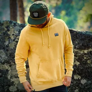 Vintage Mineral-Washed Raglan Hoodie w / Logo Label