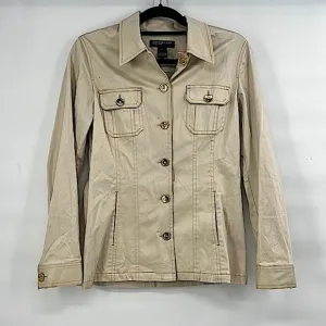 Vintage safari military khaki women’s jacket size small