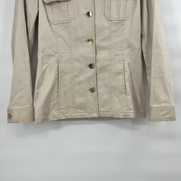 Vintage safari military khaki women’s jacket size small