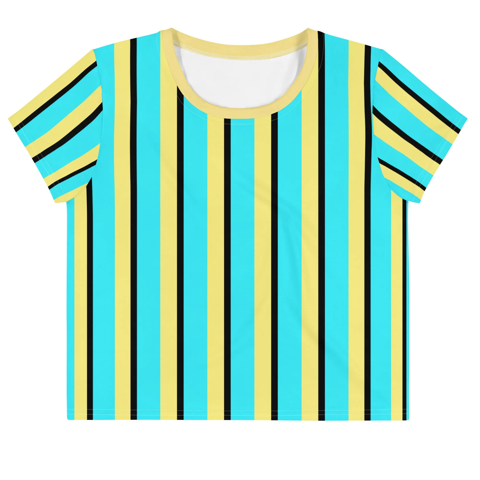 Vintage Stripes - Inspired By Harry Styles - Sustainably Made Crop Tee