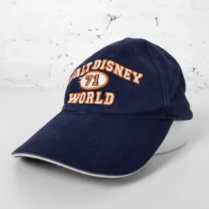 Vintage Walt Disney World Cap - Blue - One Size