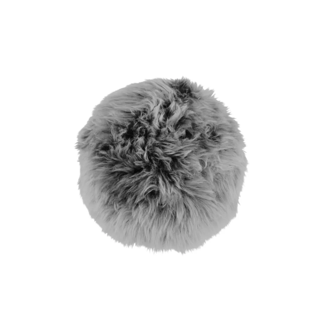 Virgin Australian Sheep Fur 16” Round Pillow VSF16DPLS SD