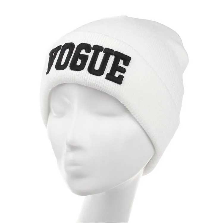 VOGUE Diamond bad hair day knit bonnet winter hat beanies for men women ski skullies