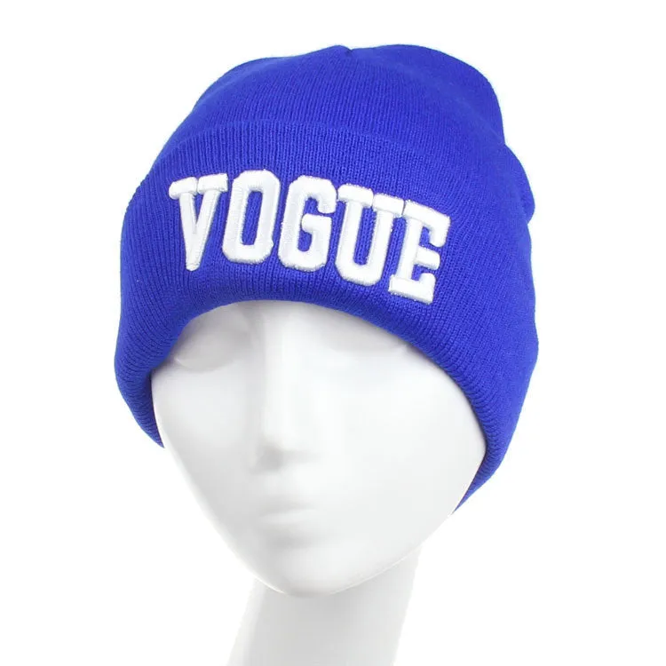 VOGUE Diamond bad hair day knit bonnet winter hat beanies for men women ski skullies