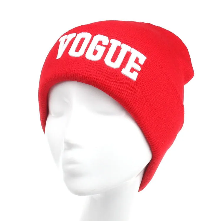 VOGUE Diamond bad hair day knit bonnet winter hat beanies for men women ski skullies