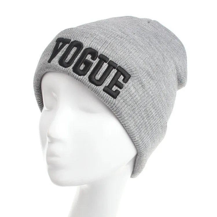 VOGUE Diamond bad hair day knit bonnet winter hat beanies for men women ski skullies