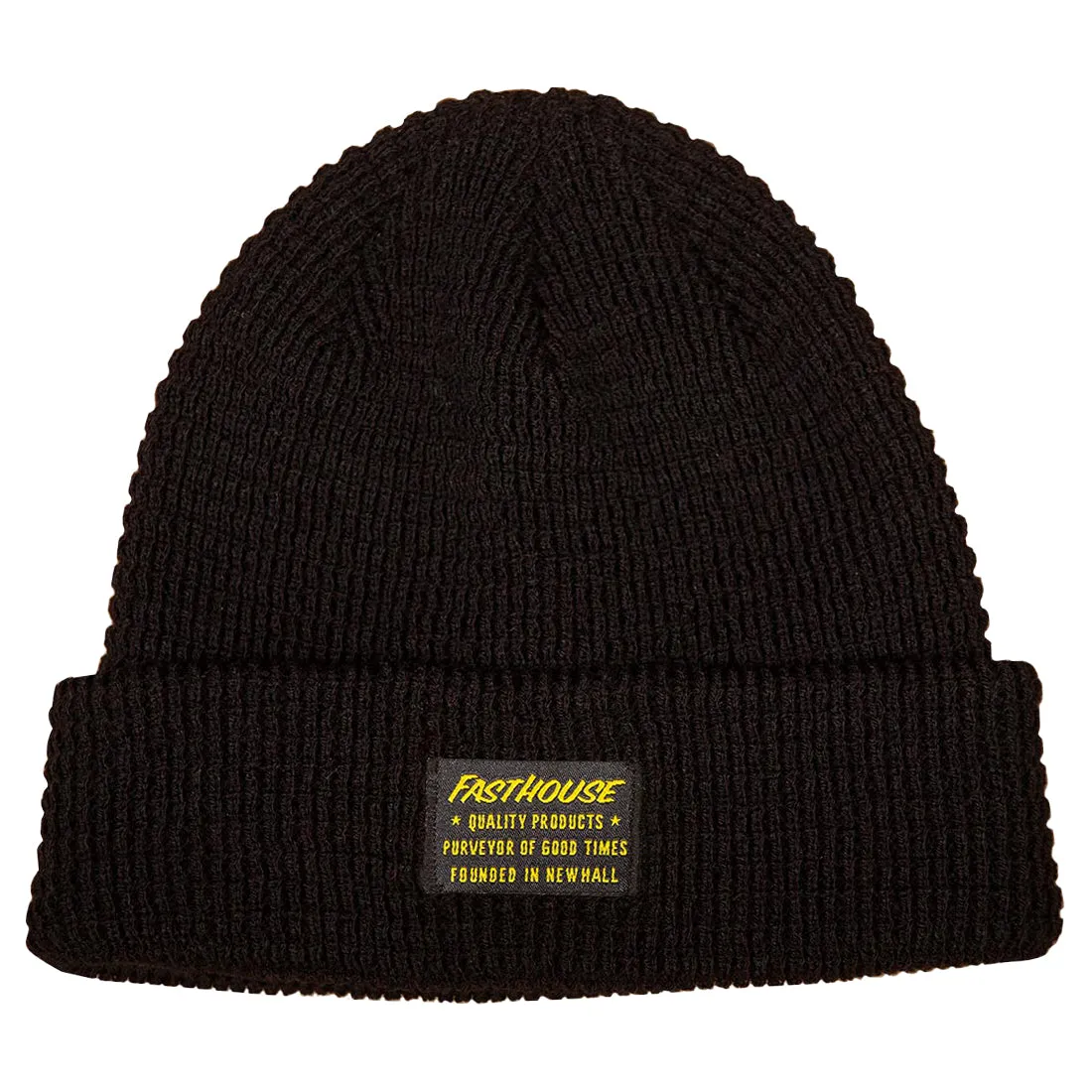 Waffle Beanie - Black