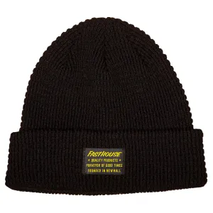 Waffle Beanie - Black