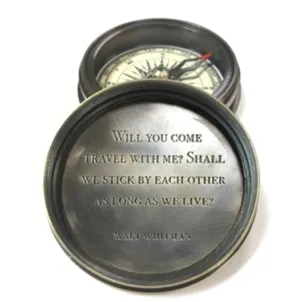 Walt Whitman Decorative Compass