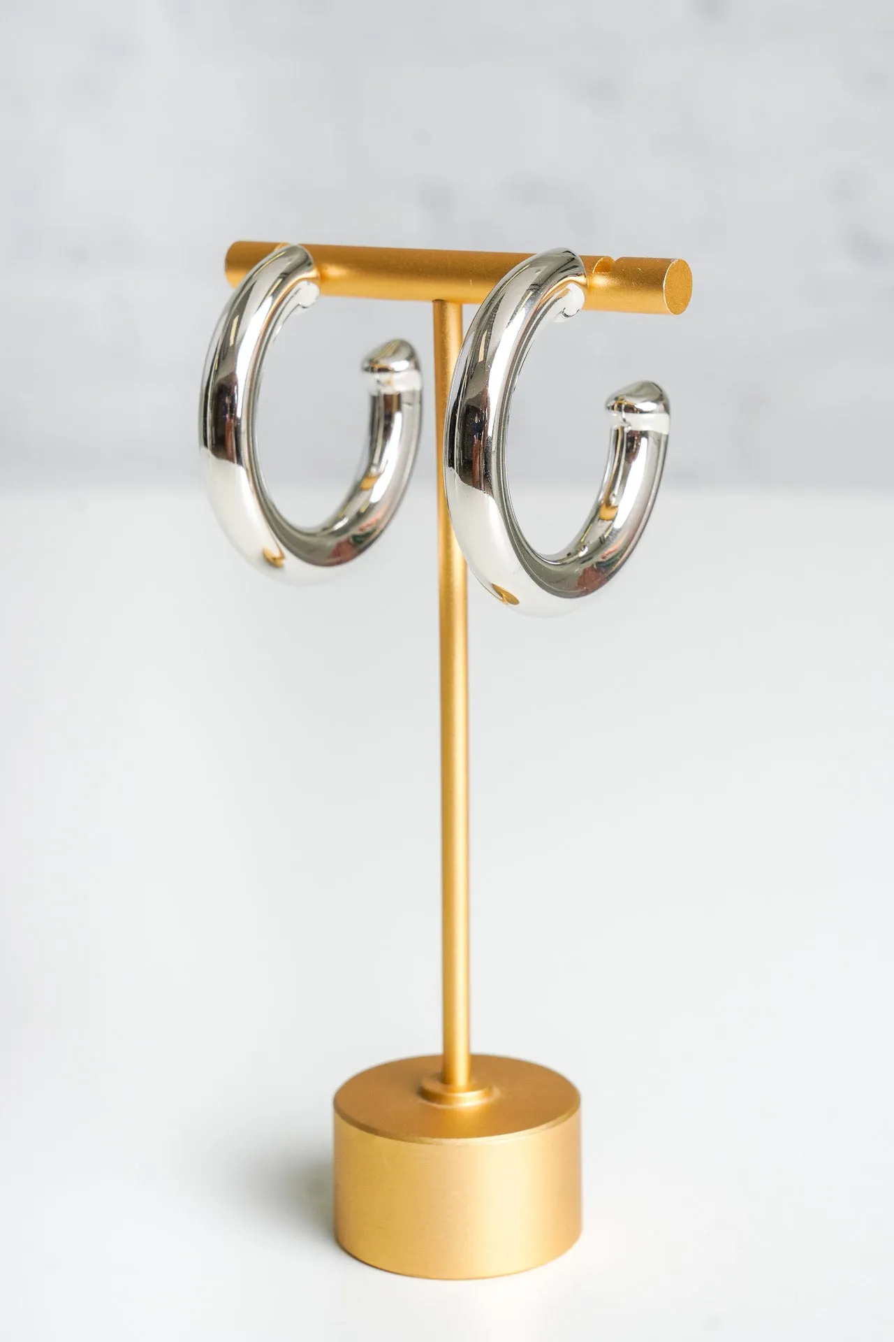 Waverly Hoops In Silver