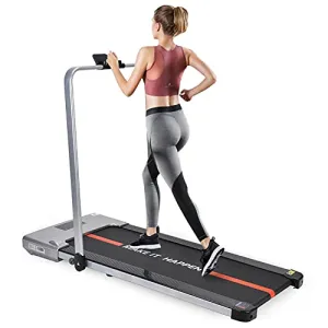 WELCARE MAXPRO PTM-X1 Under Desk Treadmill 2HP (Peak) Motorized Foldable PRE-INSTALLED Aerobic Treadmill, Walking PAD with LED Display